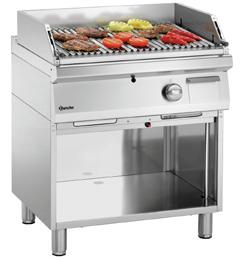84 Kuchnia gazowa MFGO 7040 ilość pól grzewczych: 4 4 palniki gazowe: 2 x 3,5 kw, 2 x 6 kw palnik gazowy: palnik pojedynczy rodzaj gazu: gaz ziemny H