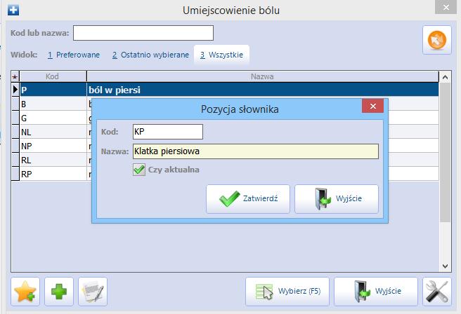 Rozpoczęcie pracy z modułem Z kolei pozycje istniejące już w