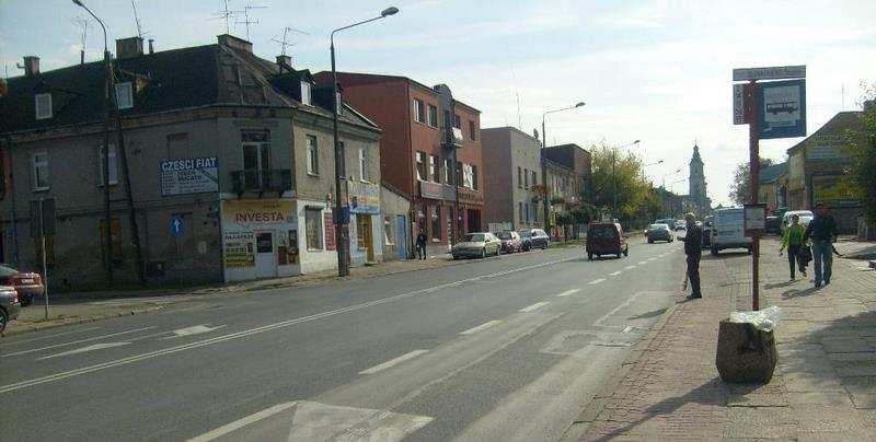brak zatoki autobusowej Fot. 10. Ul.