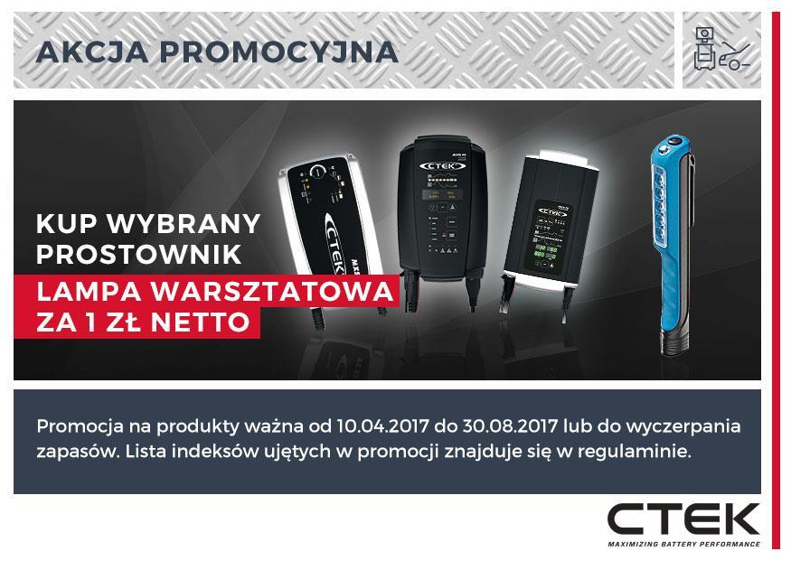 Prostowniki CTEK Za zakup prostownika CTEK objetego promocją, w okresie