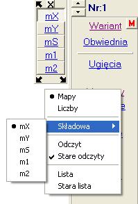 Wyniki 48. Przycisk Momenty Przycisk Momenty pozwala pokazać momenty jednostkowe obliczone w elementach. W programie ABC momenty są obliczone w środkach cięŝkości elementów.