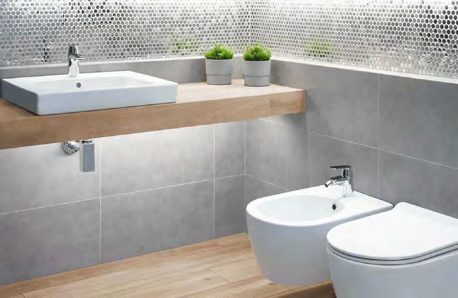 szkliwiony Qubus Grey 31 x
