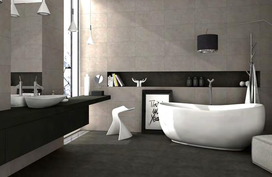 31 x 62 cm Qubus Dark Grey