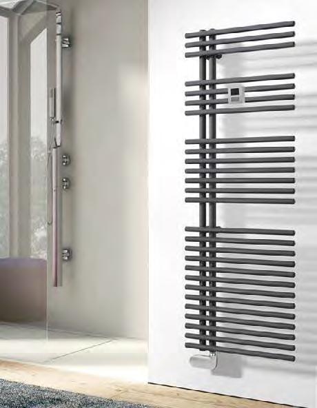 szary Grzejnik 1110 x 500 mm Moc: 452 W Kolor: