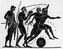 Starożytne igrzyska olimpijskie organizowano ku czci Zeusa.