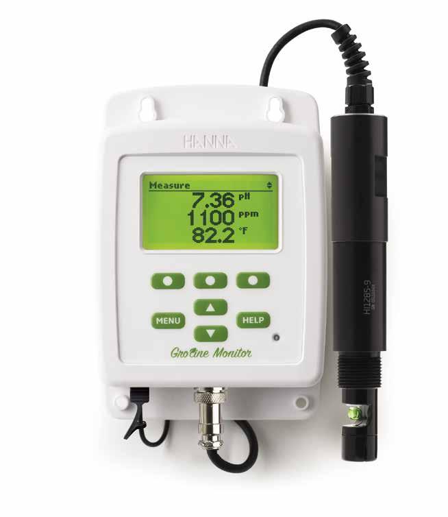 24 Tablicowy miernik monitorujący ph/ec/tds/temperatury z multiparametryczną sondą przepływową do pomiarów hydroponicznych