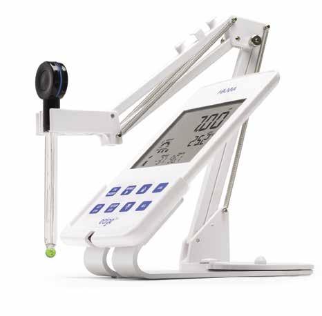 Miernik ph HI 2202-02 edge blu z technologią Bluetooth 3 Dwa porty USB: edge blu posiada jeden standardowy port USB do eksportowania danych na dysk flash oraz port mikro USB do eksportu plików do