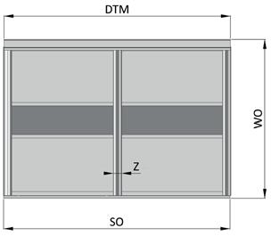 OBLICZENIA / CALCULATIONS / РАСЧЕТЫ Wymiary światła otworu Opening dimensions Размеры проема Wymiary drzwi Door dimensions Размеры дверей Wymiary wypełnienia i profili Dimensions of fillings and