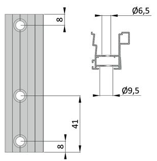 MONTAŻ SKRZYDŁA / DOOR MOUNTING / СБОРКА ДВЕРИ Odległość pomiędzy klinami max 30 cm.