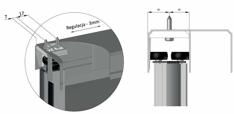 Zwróć uwagę na prawidłowy kierunek i zapięcie maskownicy. Pay attention to the correct direction and attachment of cover. Следует обратить внимание на направление и зажим декоративной накладки.