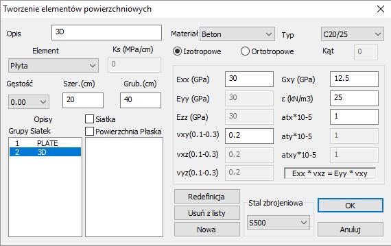 Następnie wybierz 3D >> Granica zewnętrzna i lewym przyciskiem myszy wybierz linie pierwszej granicy i prawym przyciskiem myszy zatwierdź wybór.