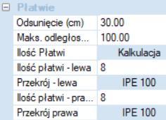 Kliknij w domyślny przekrój i w oknie dialogowym wybierz żądany.