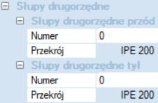W celu obliczenia ilości płatwi wprowadź wartości w następujących polach: Odsunięcie: odległość