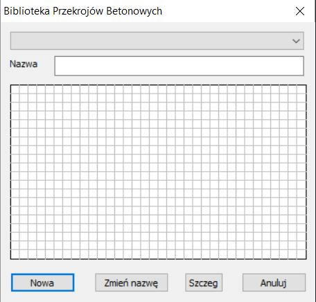 Płaszcz betonowy Jeśli użytkownik zna parametry ściany, może wprowadzić je ręcznie.