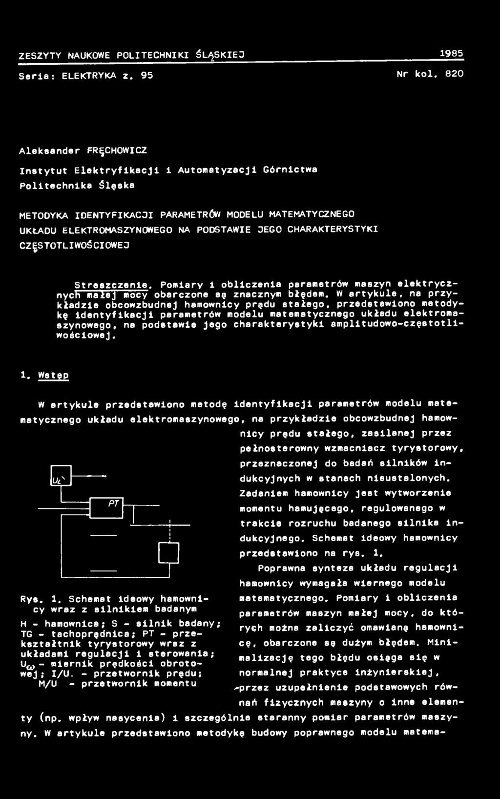 charakterystyki amplitudowo-częstotliw o ś c i o w e j. 1.