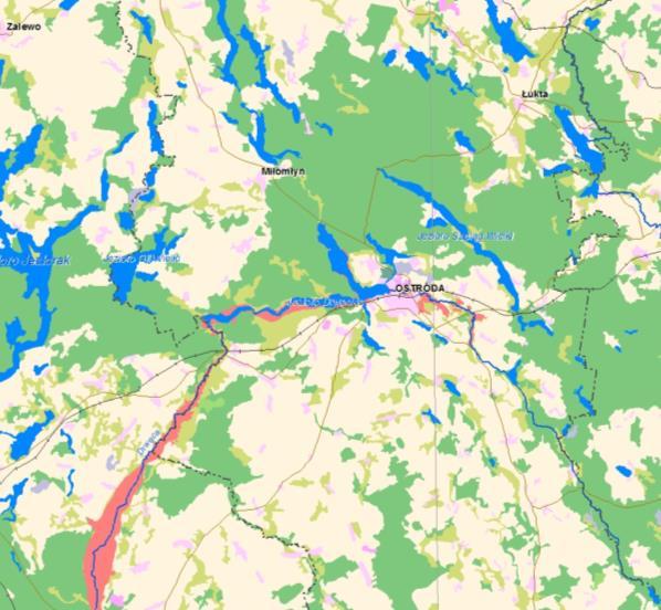 NADZWYCZAJNE ZAGROŻENIA ŚRODOWISKA Inne zagrożenia środowiska, które mogą wystąpić na terenie Gminy Ostróda : pożary, susze, powodzie, gradobicia silne wiatry gołoledź szadź awarie urządzeń