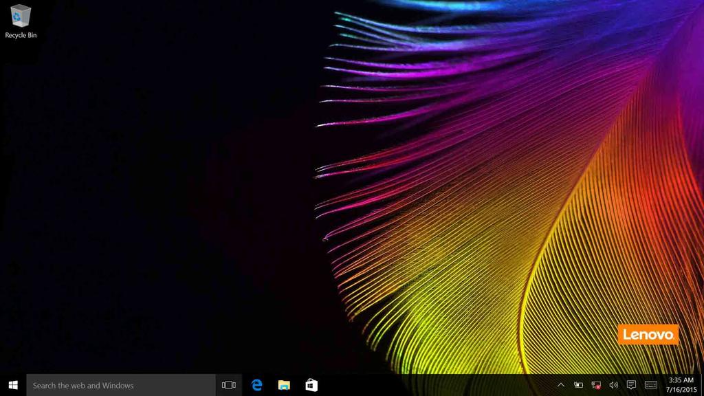 Rozdział 2. Rozpoczęcie pracy z systemem Windows 10 Widok zadań na pasku zadań W systemie Windows 10 można dodać nowy pulpit oraz przełączać się pomiędzy różnymi pulpitami.