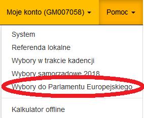 HARMONOGRAM I ZAKRES TESTU 14.05.2019 r (wtorek) SYSTEMU WSPARCIE ORGANÓW WYBORCZYCH (WOW) W WYBORACH DO PARLAMENTU EUROPEJSKIEGO NA 26.05.2019 r. Uwaga!