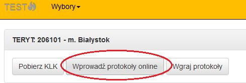 wyborców, którym wydano karty do głosowania a następnie przycisk Zapisz.