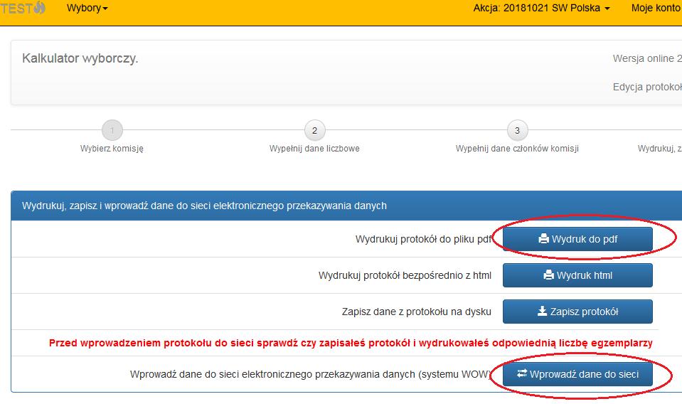 4 W przypadku jakichkolwiek niejasności lub problemów prosimy o kontakt mailowy lub telefoniczny. Zauważone błędy w aplikacji, wydrukach, geografii wyborczej KLK, itp. proszę zgłaszać mailowo.