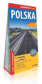MAPY SAMOCHODOWE LAMINOWANE MAPY SAMOCHODOWE FOLIOWANE, KARTONOWE I PAPIEROWE 1:750 000 ISBN:
