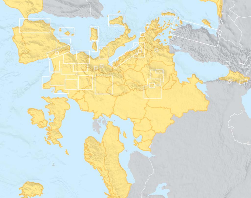 Publikacje ExpressMap i terraquest Europa i świat ExpressMap jest liderem na rynku kartografii i jednym z