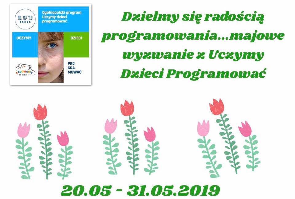 zaproszą rodziców na Zakodowany Dzień Rodziny, który odbędzie się 24 maja 2019 r. o godz. 15.30.