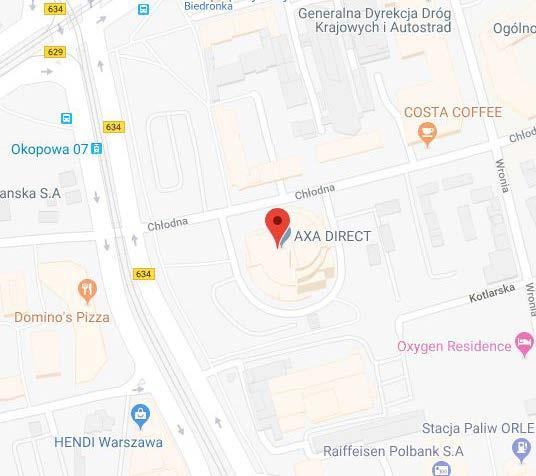 pl ADRES SZKOLENIA: Centrum Konferencyjne Golden Floor Tower budynek Warsaw Trade Tower ul.