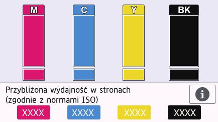 Jeśli wyrównanie wydruku nie jest prawidłowo wyregulowane, tekst będzie rozmazany lub niewyraźny, jak to zostało przedstawione na rysunku.