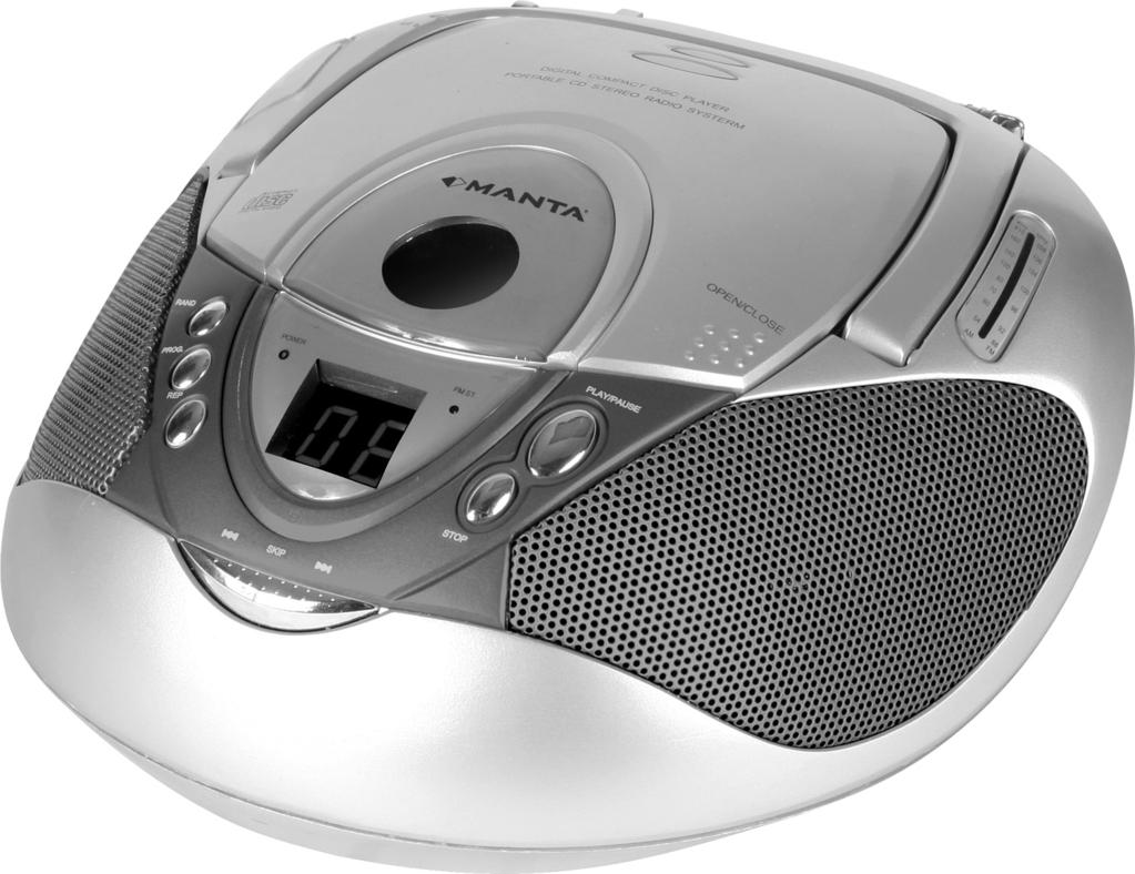 CD & Radio Player MM201 Aby zapewnić prawidłową obsługę sprzętu zapoznaj się dokładnie z instrukcją i zachowaj ją na przyszłość.