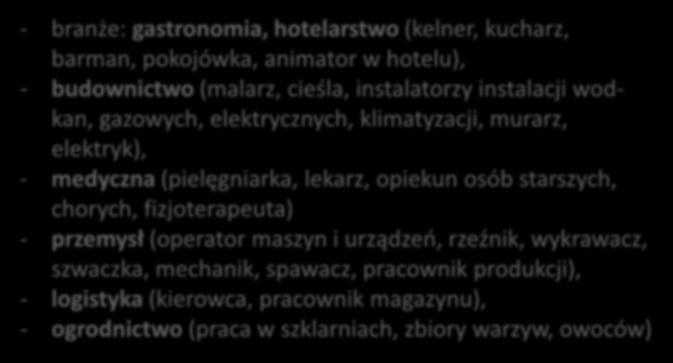 PL - Oferty pracy obecnie ma stronie dostępnych jest blisko 350 ofert pracy- głównie w krajach: Niemcy,