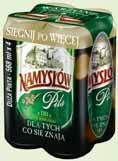 15 99 8-pak 4 -pak ZYSKUJESZ 1 00 8 99 W APLIKACJI 9 99 GRONIE 8 x 0,5 l puszka cena za 8-pak 8 -pak ZYSKUJESZ 1 00 17 99 W