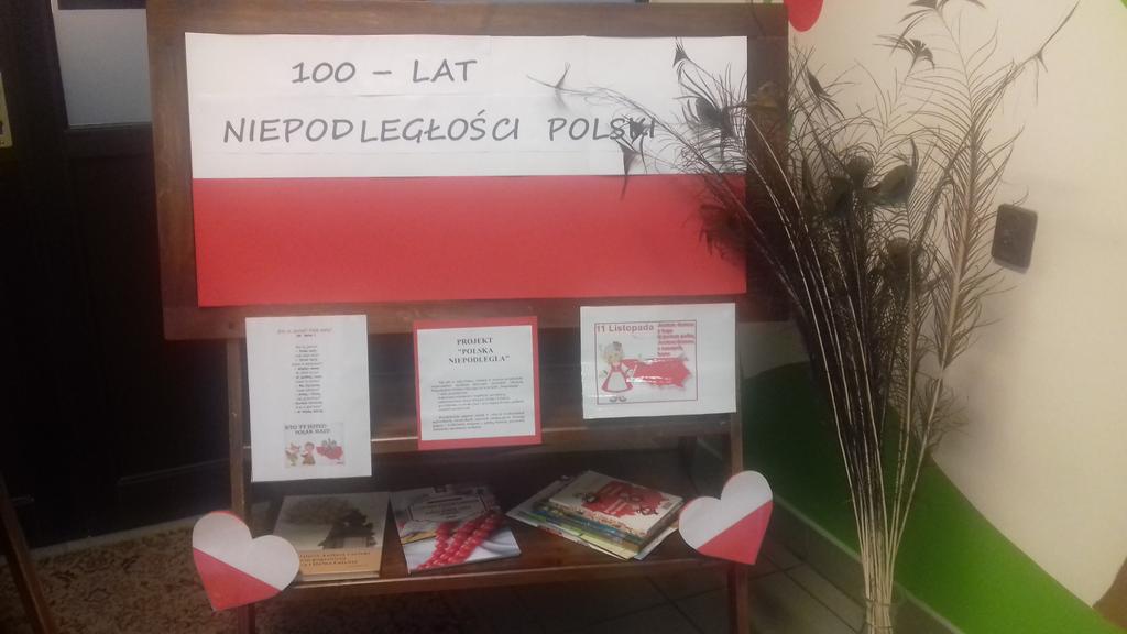 "NIEPODLEGŁA" 1918-2018 Tak jak w całej Polsce, również w naszym przedszkolu rozpoczęliśmy działania dotyczące obchodów 100-lecia Niepodległości Polski, włączając się w projekt Niepodległa.