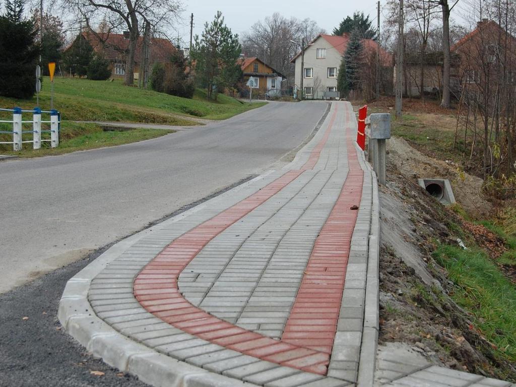 Budowa chodników przy drogach powiatowych