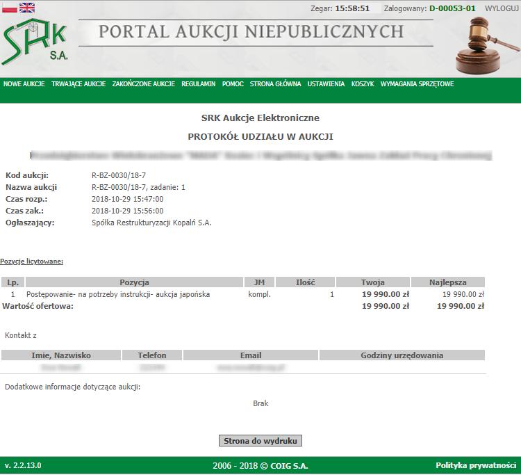 PROTOKÓŁ UDZIAŁU W