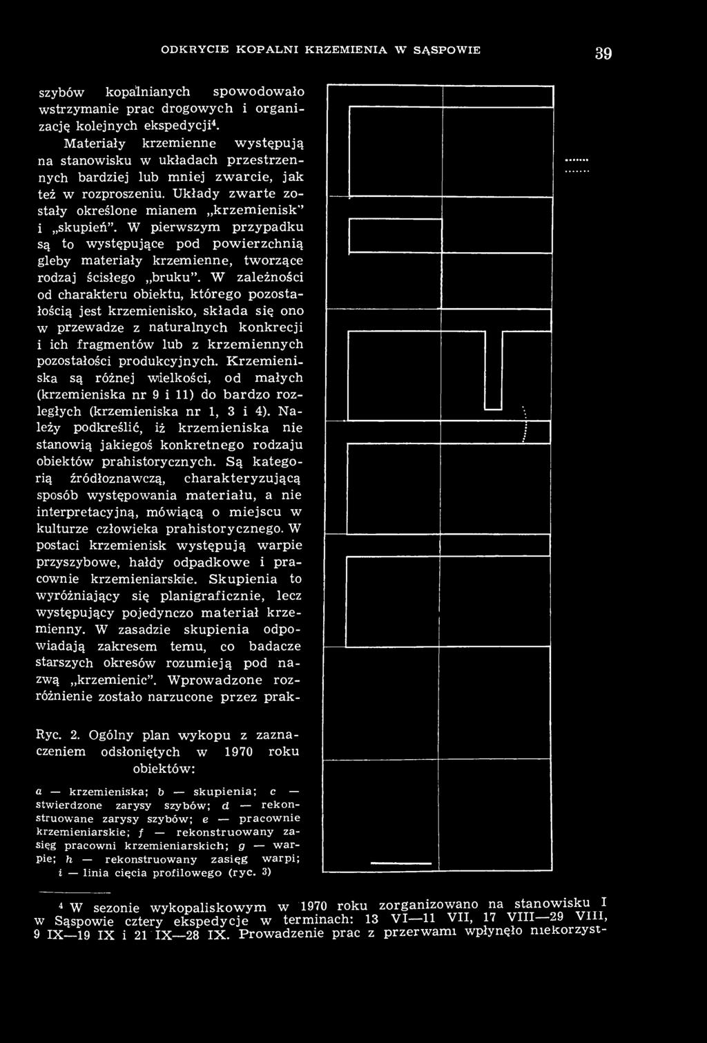 W pierwszym przypadku są to występujące pod powierzchnią gleby materiały krzemienne, tworzące rodzaj ścisłego bruku".