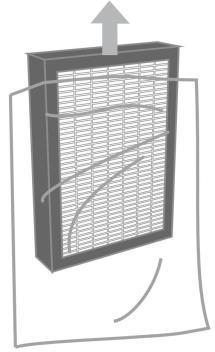 Instalacja 1. Wyjmij urządzenie z opakowania 2. Zdejmij boczny panel z lewej i prawej strony 3. Wyjmij filtry z urządzenia 4. Wyjmij filtry z opakowań 5.