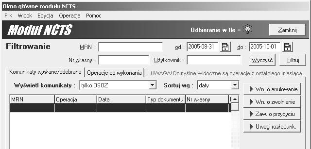 Gdy karnet został przekazany głównemu zobowiązanemu, wtedy naleŝy zaznaczyć opcje Karnet przekazany gł. Zobow.
