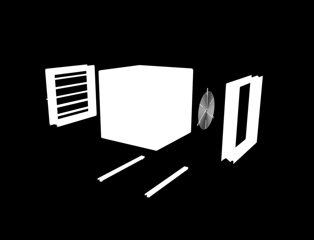 . G Kostrukcję obudowy staowi rama wykoaa z dwukomorowych proili alumiiowych, łączoych plastikowymi arożikami oraz zdejmowaych paeli, wykoaych z galwaizowaej blachy stalowej, izolowaych 2 mm warstwą