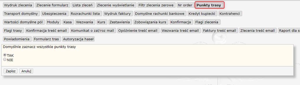 transportowego. Tekst można wpisać w trzech językach.