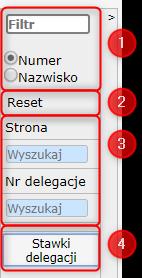Rysunek 85 Lista delegacji Moduł delegacji pozwala na obliczenie należnej diety, ryczałtu oraz kosztów podróży służbowych krajowych i zagranicznych pracowników i kierowców.