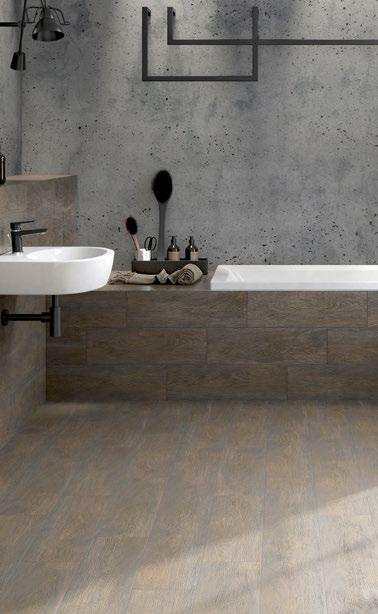 Structure 25 x 40 Royalwood Brown 18,5 x 59,8 Finwood Brown 18,5 x 59,8 White Inserto Geo 25 x 40* PŁYTKI PODŁOGOWE