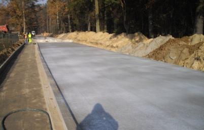 Dostawy betonu: 585m3 betonu dostarczonego z WBT Białystok Czas