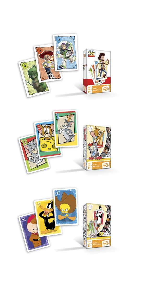 gry karciane Shuffle FUN Toy Story 4 Piotruś i Memo 4+ 1-4 Toy Story 4 Pairs & Memo game 20 Item: 10005268 Ean: 5901911100832 Disney / Pixar TOM I JERRY Piotruś i Memo TOM & JERRY Pairs & Memo game