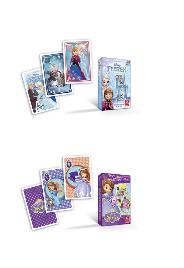 gry karciane Shuffle FUN DISNEY KRAINA LODU Piotruś i Memo 4+ 2-8 FROM THE MOVIE DISNEY FROZEN Pairs & Memo game 20 Item: 1289000819 Ean: 5901911002792