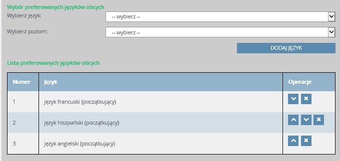 Rejestracja kandydata Wybranie opcji Wszystkie szkoły powoduje pojawienie się na liście do wyboru również szkół niepublicznych.