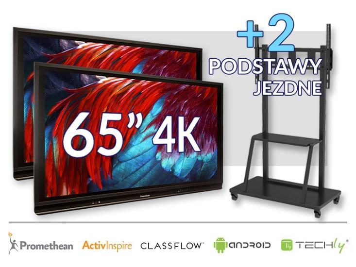 Wariant 9 Zestaw x Monitor interaktywny 65 4K z Androidem 8.
