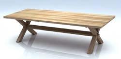 140 140 x 80 x 78 OTB 160 160 x 80 x 78 Cross x outdoor table - top
