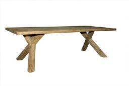 TABLES RUSTIC - RECYCLED TEAK Spider