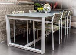 ALUMINIUM TABLES Rotella table frame Arolla aluminium table frame OFR